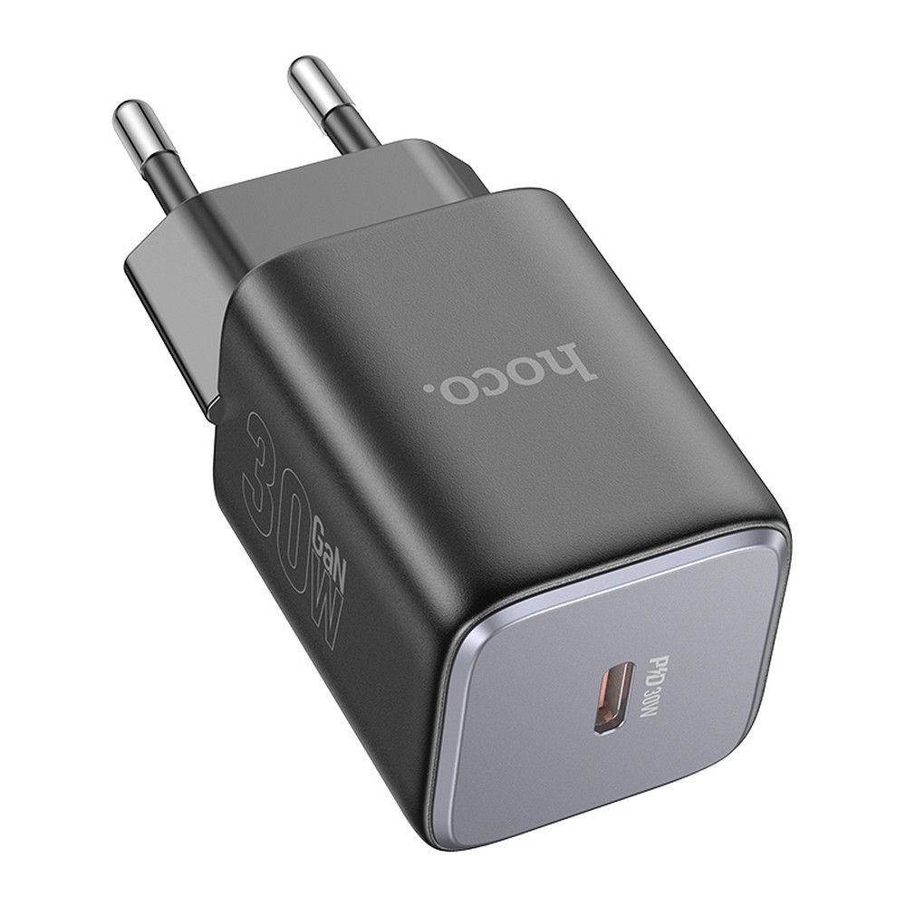HOCO Type C PD QC 30W GaN N43 töltő – csillagfekete