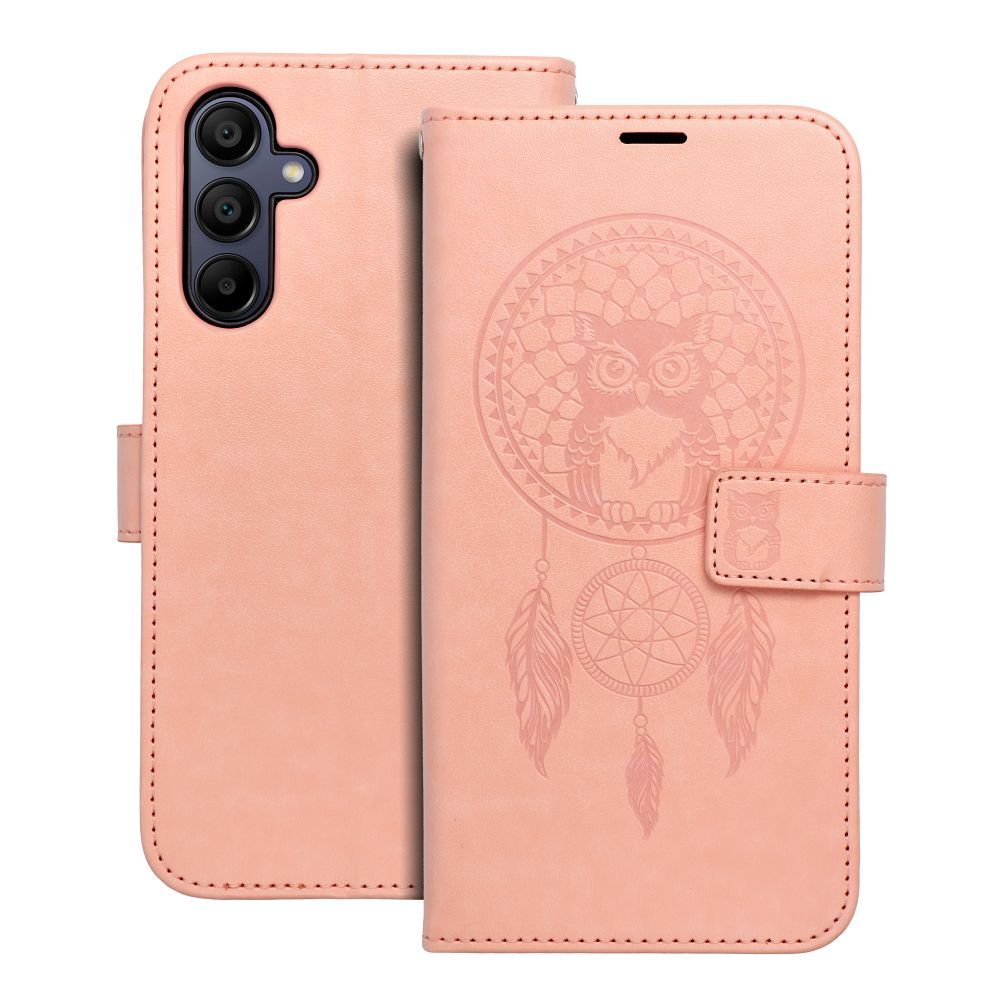 MEZZO könyvtok SAMSUNG A15 4G / A15 5G dreamcatcher peach fuzz
