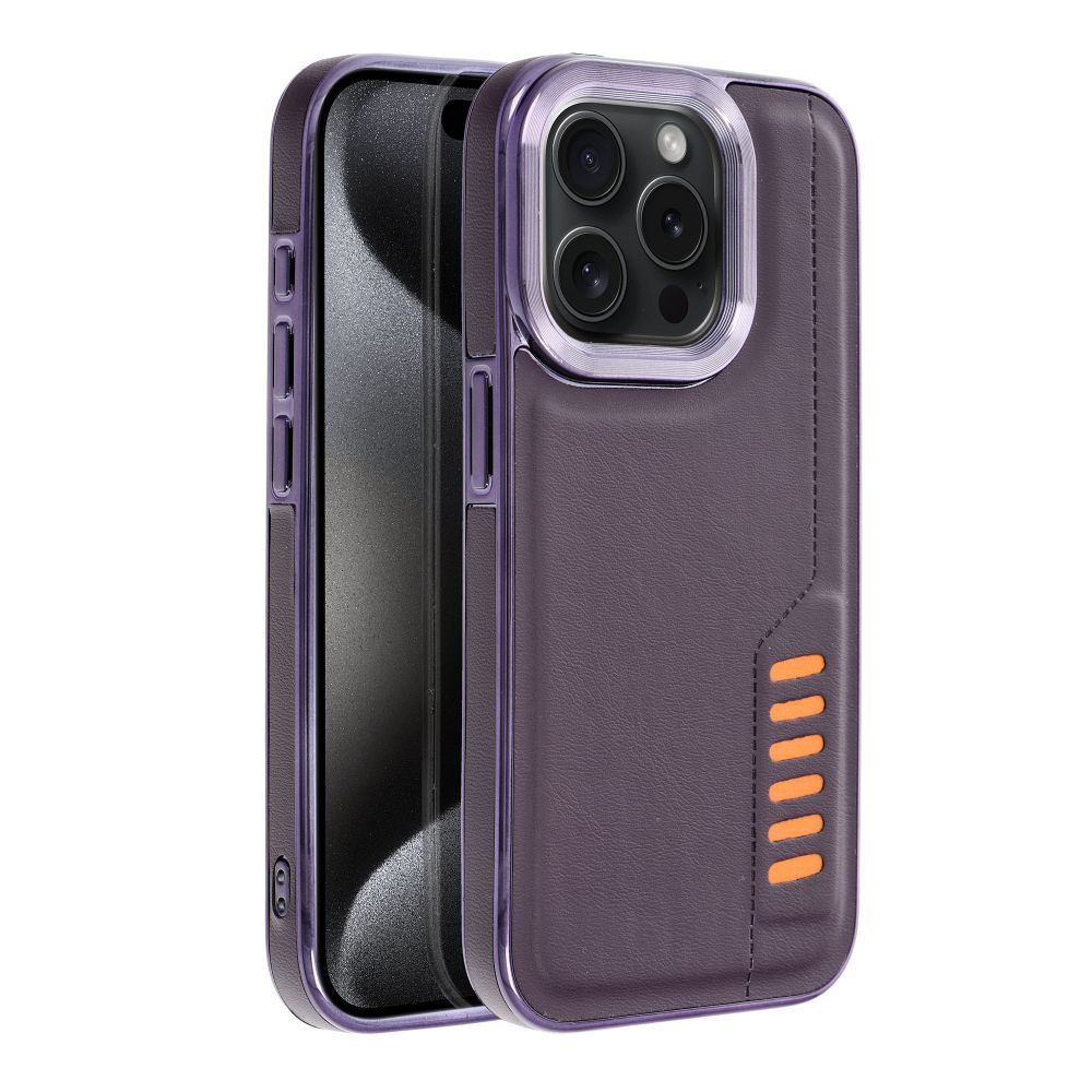 MILANO tok IPHONE 16 sötétlila