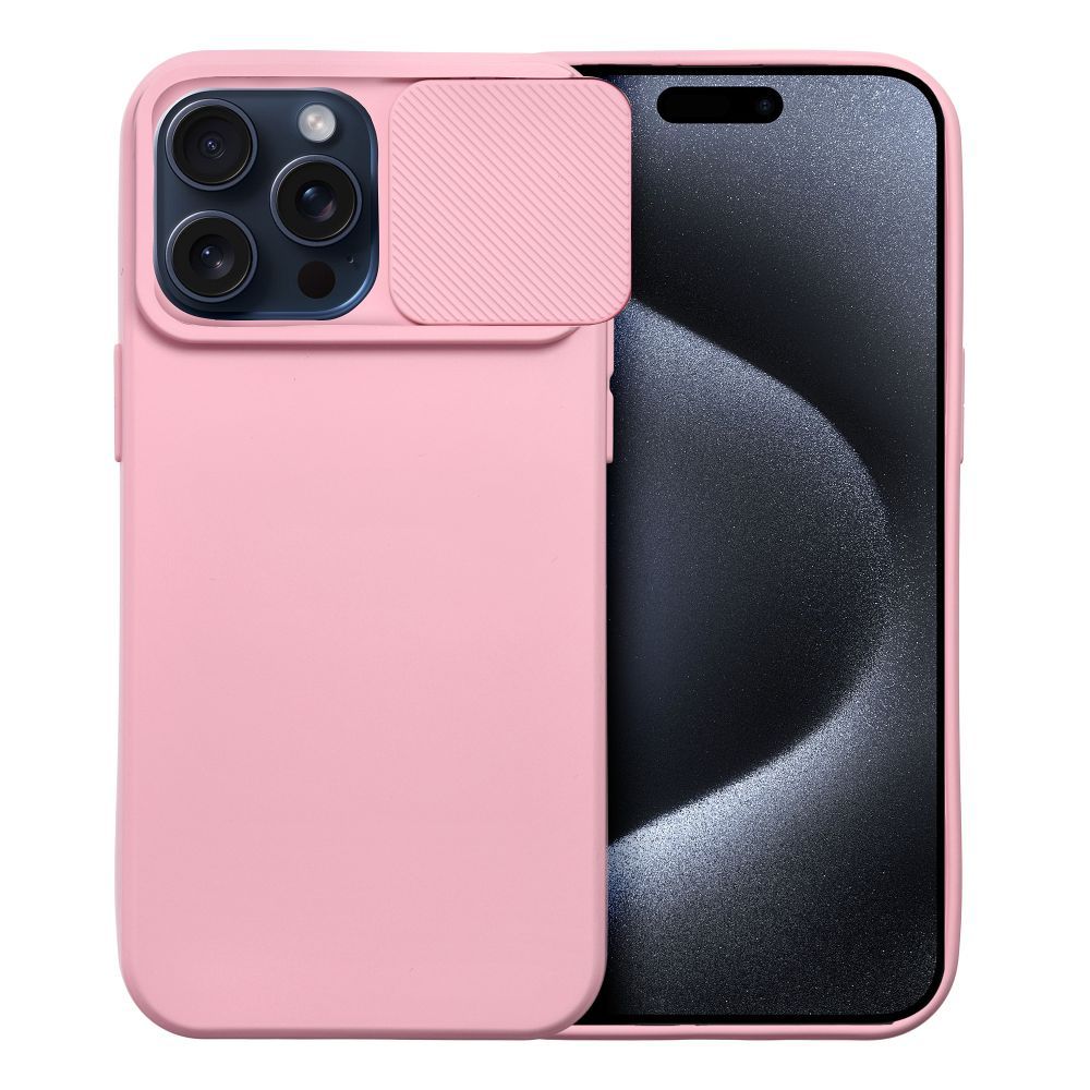SLIDE tok IPHONE 15 Pro Max világos rózsaszín