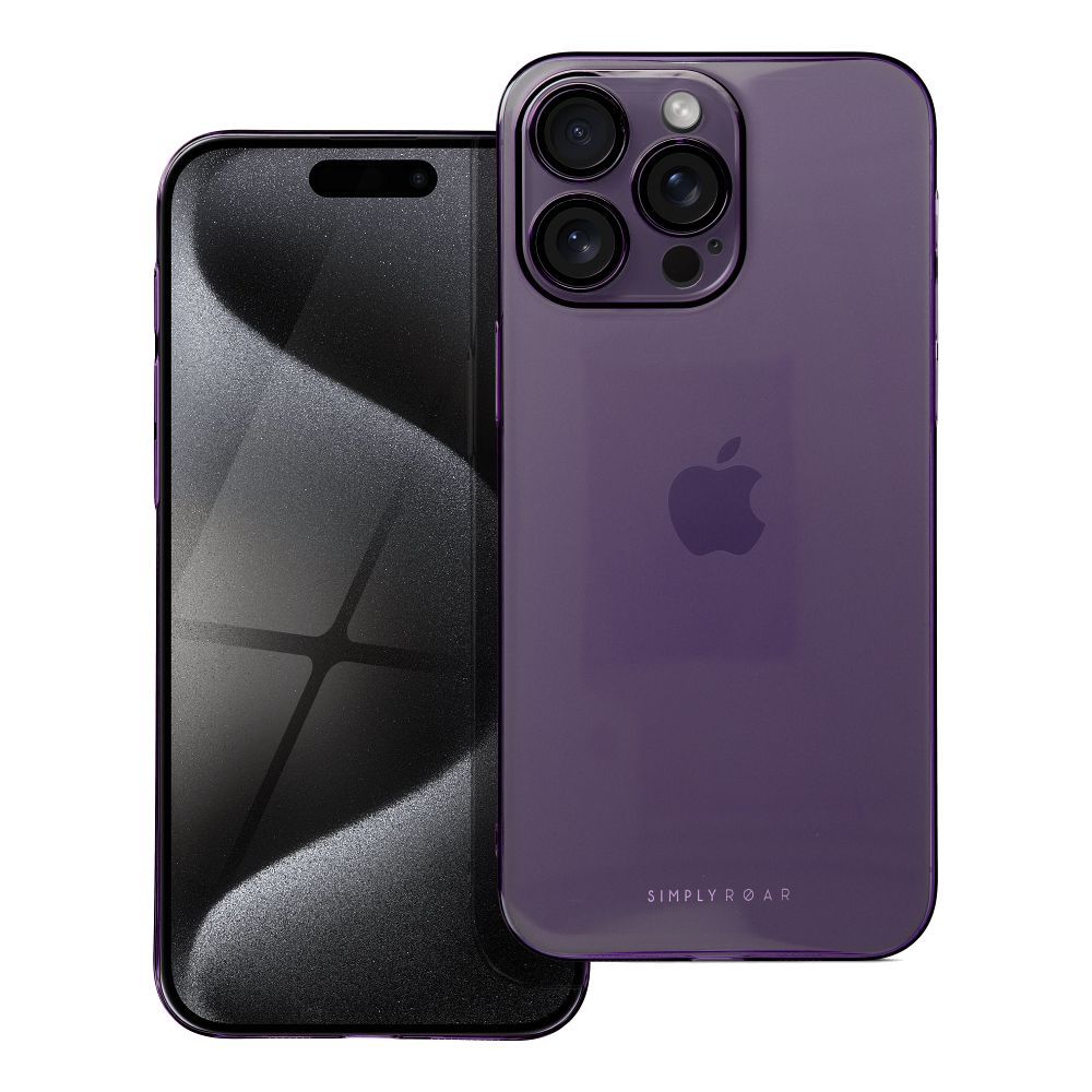 Roar Pure Simple Fit Case – iPhone 15 Pro Max lila