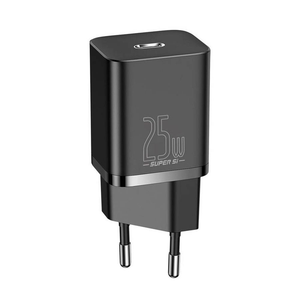 BASEUS Type C PD QC3.0 3A 25W töltő CCSP020101/CCCJG25CE fekete