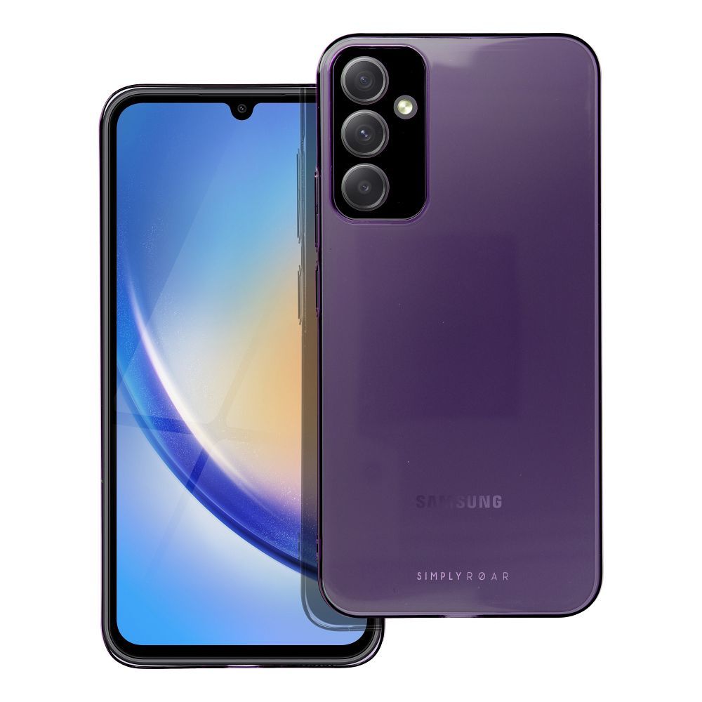 Roar Pure Simple Fit Case – Samsung Galaxy A34 lila