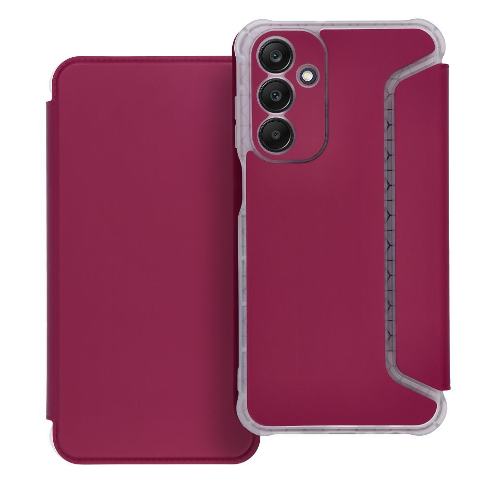 Piano könyv tok SAMSUNG A25 5G magenta