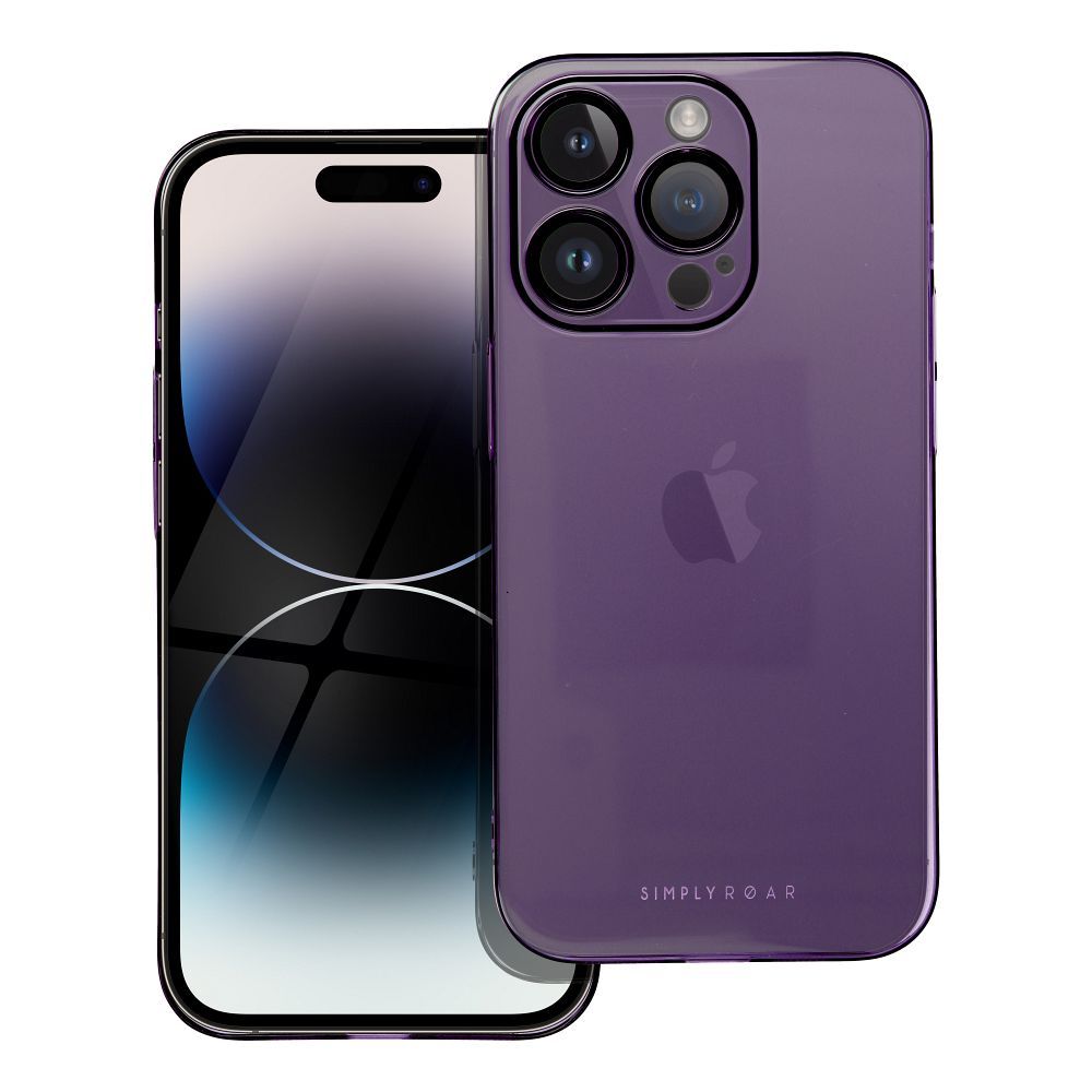 Roar Pure Simple Fit Case – Apple 14 Pro lila