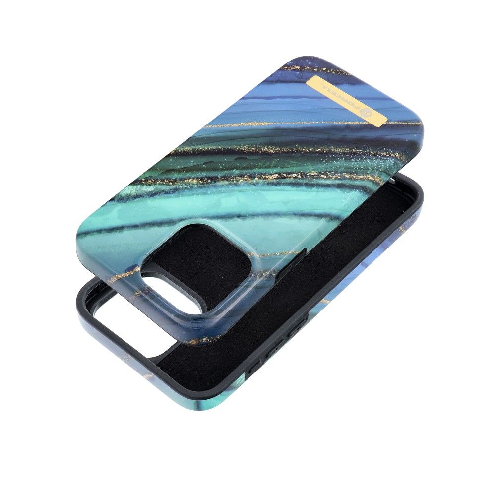 FORCELL F-PROTECT Mirage tok MagSafe kompatibilis IPHONE 15 Pro Max jade márvány