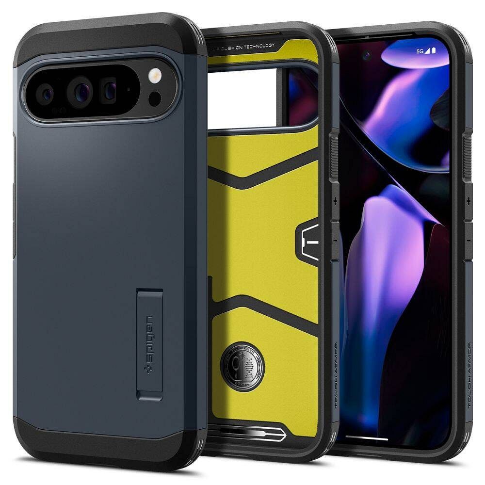 Case SPIGEN Tough Armor for GOOGLE Pixel 9 Pro XL metal slate