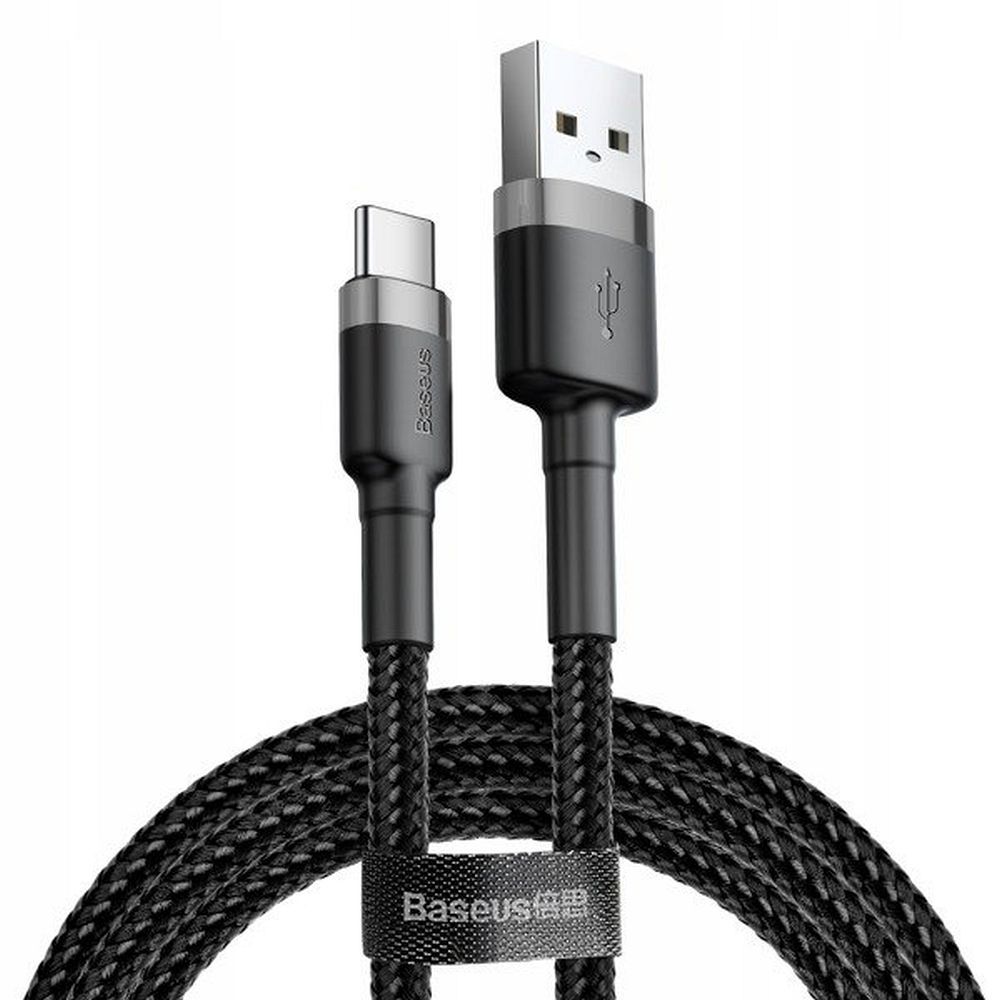 BASEUS kábel USB A to Type C QC. A Cafule CATKLF-DG1 0,5 m fekete szürke