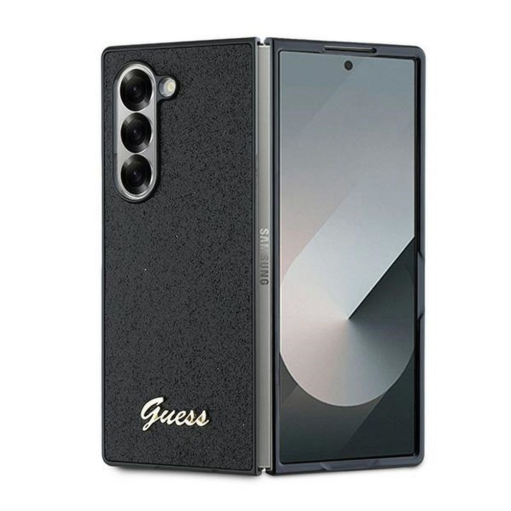 KARL LAGERFELD tok SAMSUNG GALAXY S6 GUHCZFD6HGGSHK (HC PU 4G Csillogó Felirat) fekete