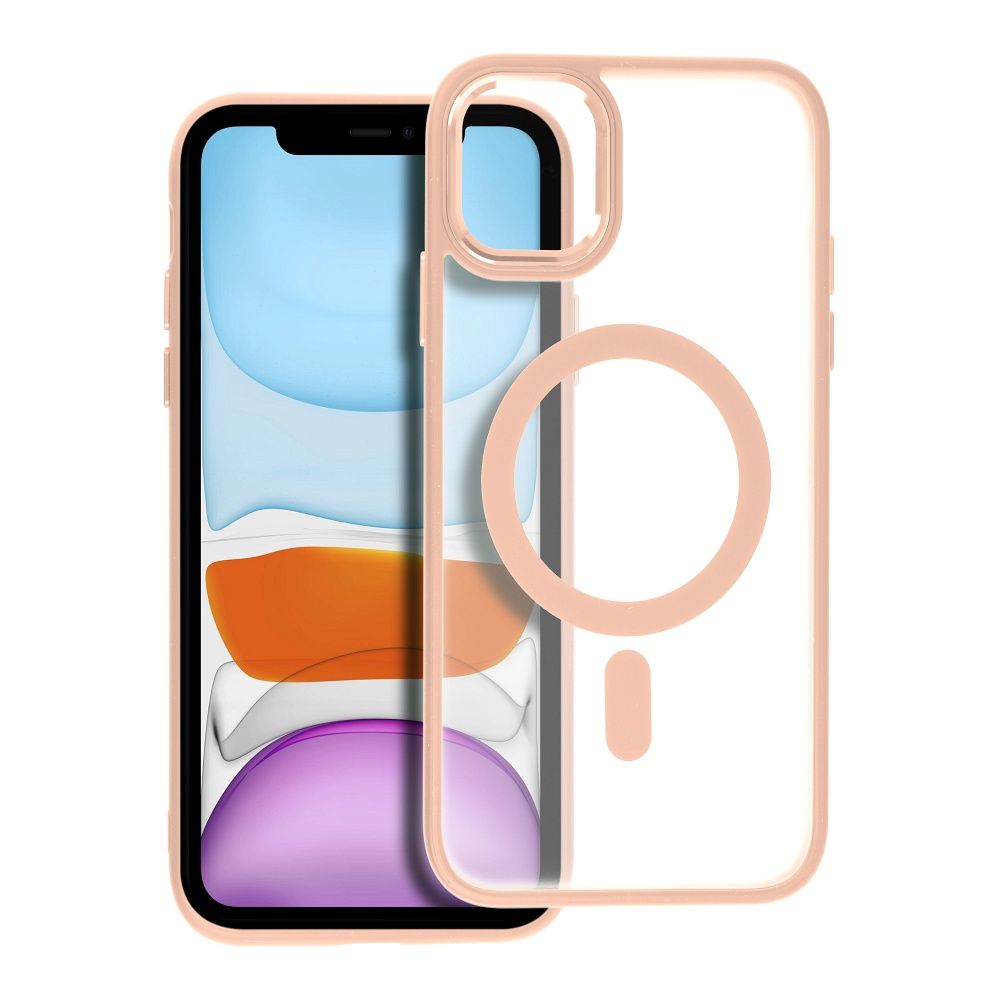 MATTE MAG COVER tok kompatibilis MagSafe-el IPHONE 11 pink