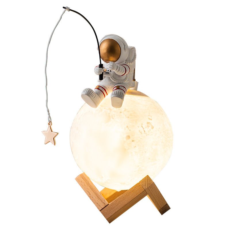 Holdudvar lámpa / párásító ASTRONAUT ülő Art Deco (5. modell) AFSH
