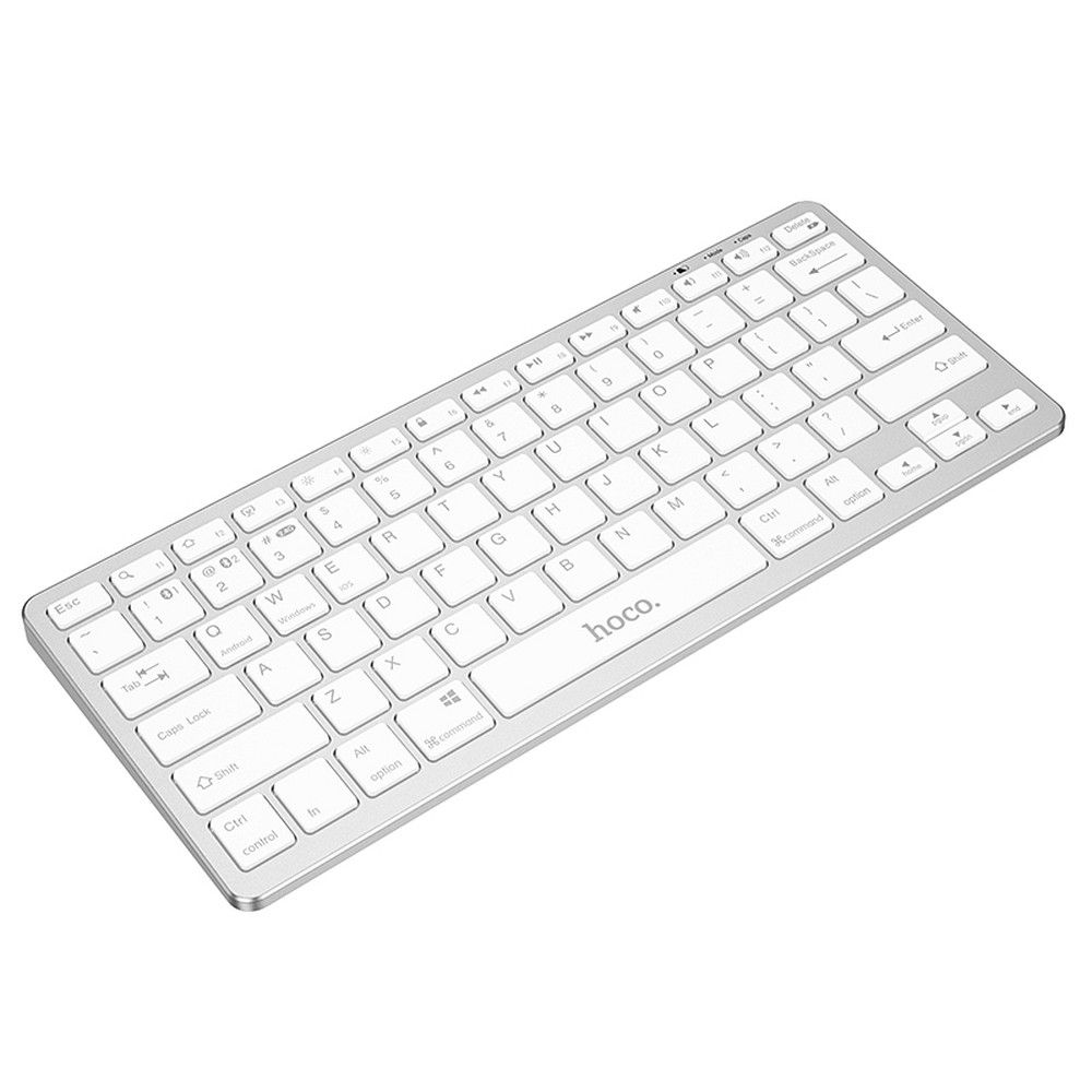 HOCO vezeték nélküli billentyűzet QWERTY GM32 ezüst