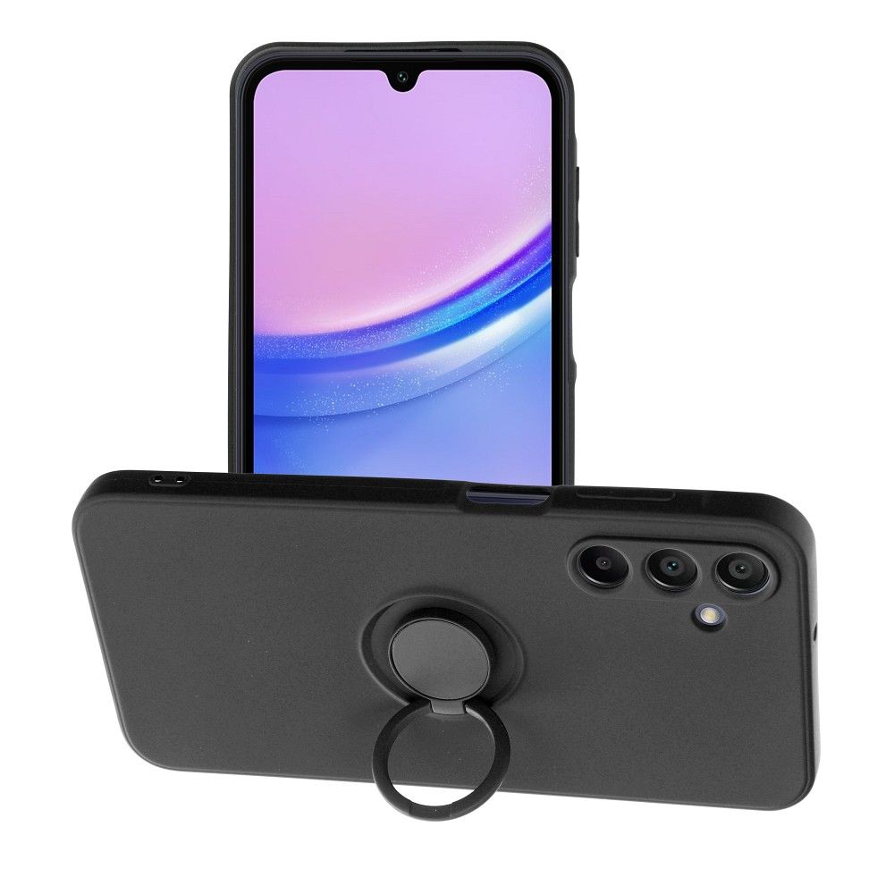 SILIKON GYŰRŰ tok SAMSUNG A15 5G / A15 4G fekete