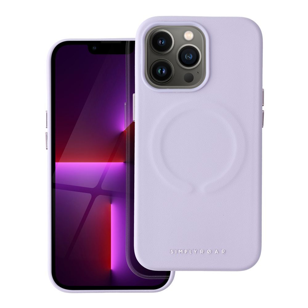 Roar Leather Mag Case – iPhone 13 Pro lila