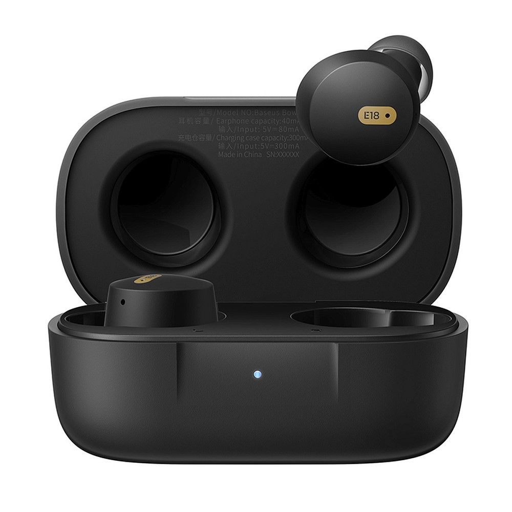 BASEUS vezeték nélküli fülhallgató bluetooth TWS ENC IPX4 Bowie E18 fekete