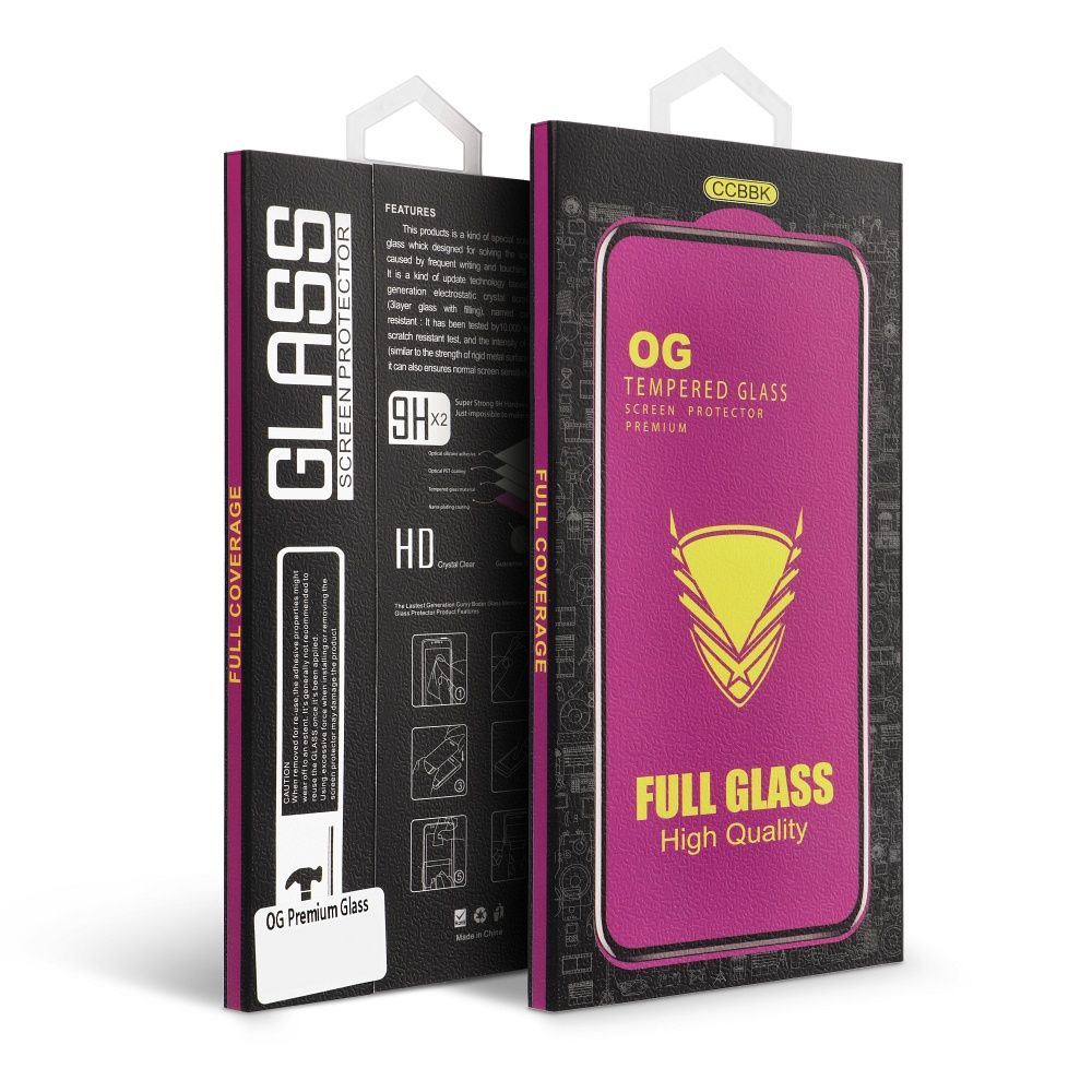 OG Premium Üveg – Apple iPhone A14 4G / A14 5G fekete