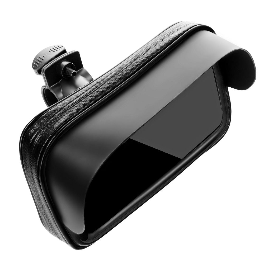 Bike holder waterproof with zip and hood ( 5,5″ – 6,3″ ) black