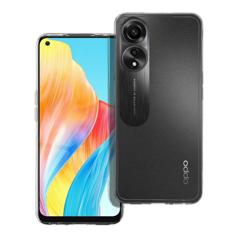 CLEAR Case 2 mm OPPO A78 5G (kamera védelem) átlátszó