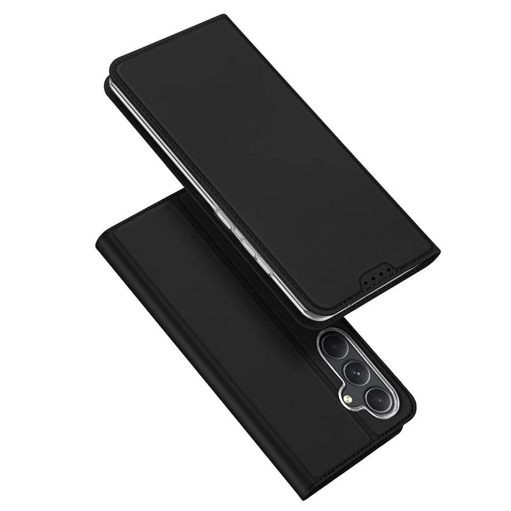 DUX DUCIS wallet case SKIN PRO for SAMSUNG S23 FE fekete