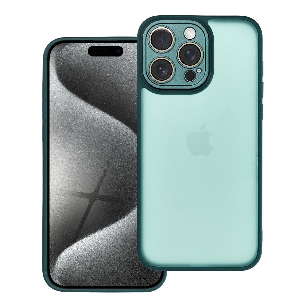 VARIETE tok IPHONE 15 Pro Max sötétzöld