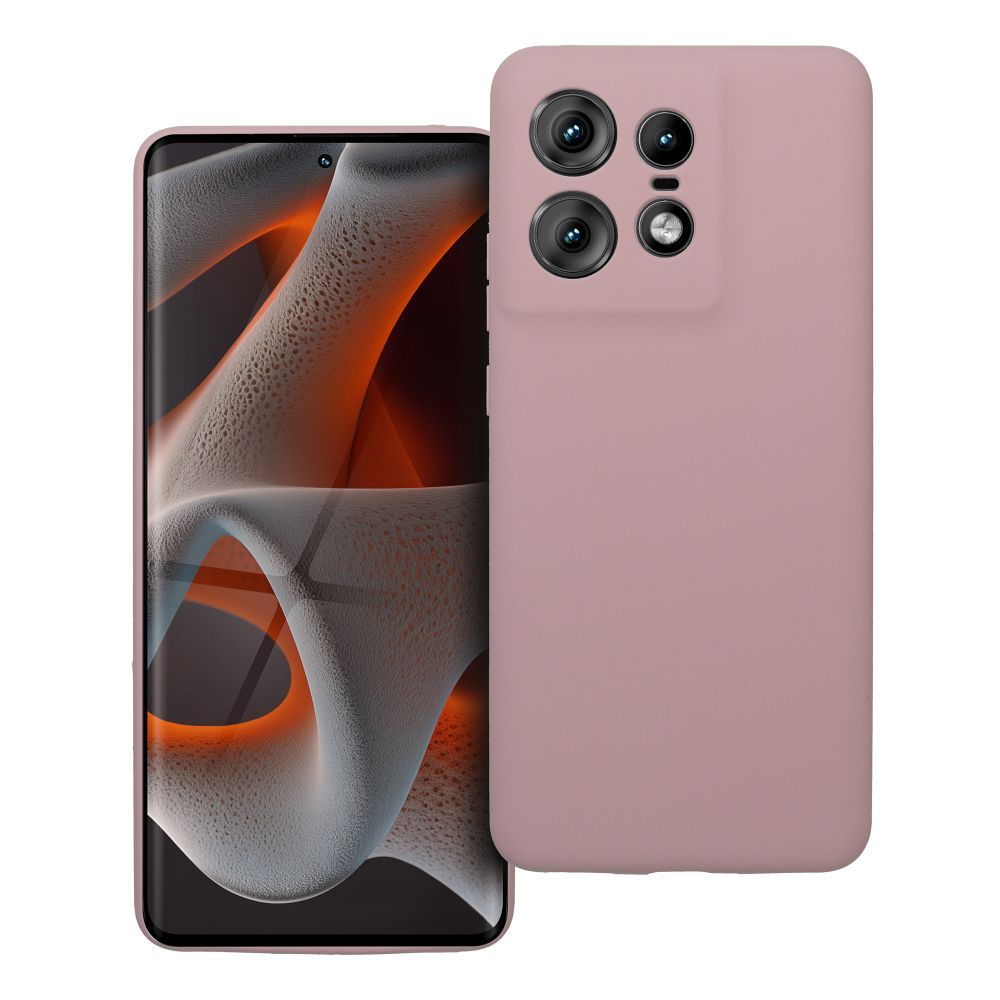 SILIKON 2mm tok MOTOROLA EDGE 50 Pro homok rózsaszín
