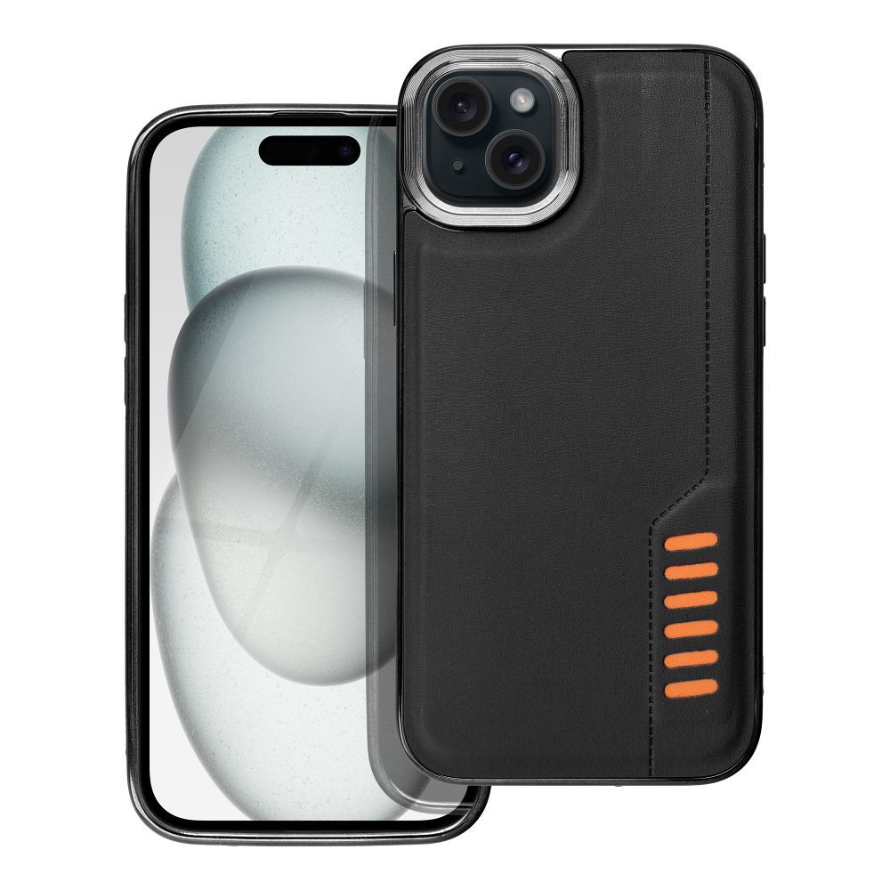 MILANO tok IPHONE 15 Plus fekete