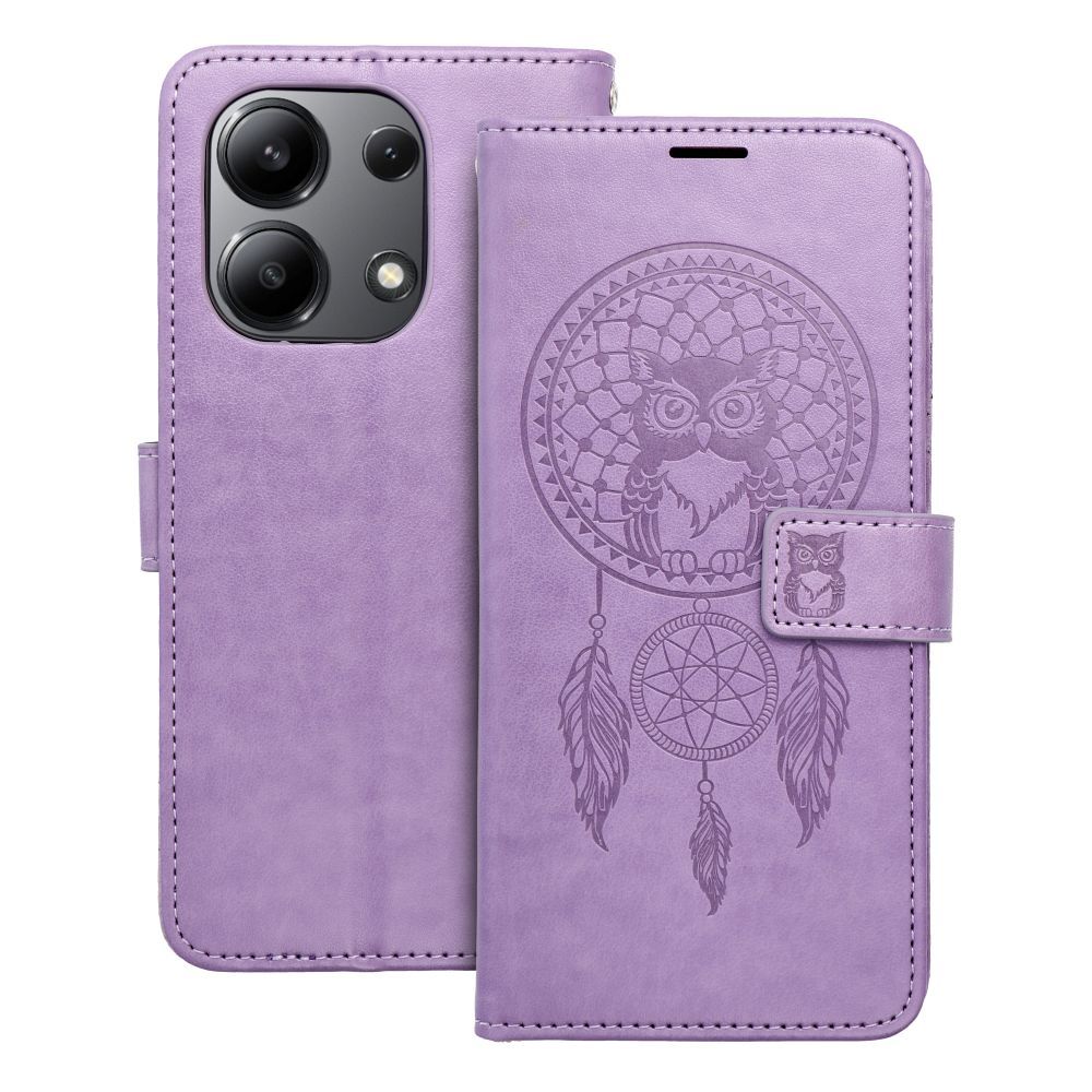 MEZZO könyvtok XIAOMI Note 13 4G-hez álomfogó lila