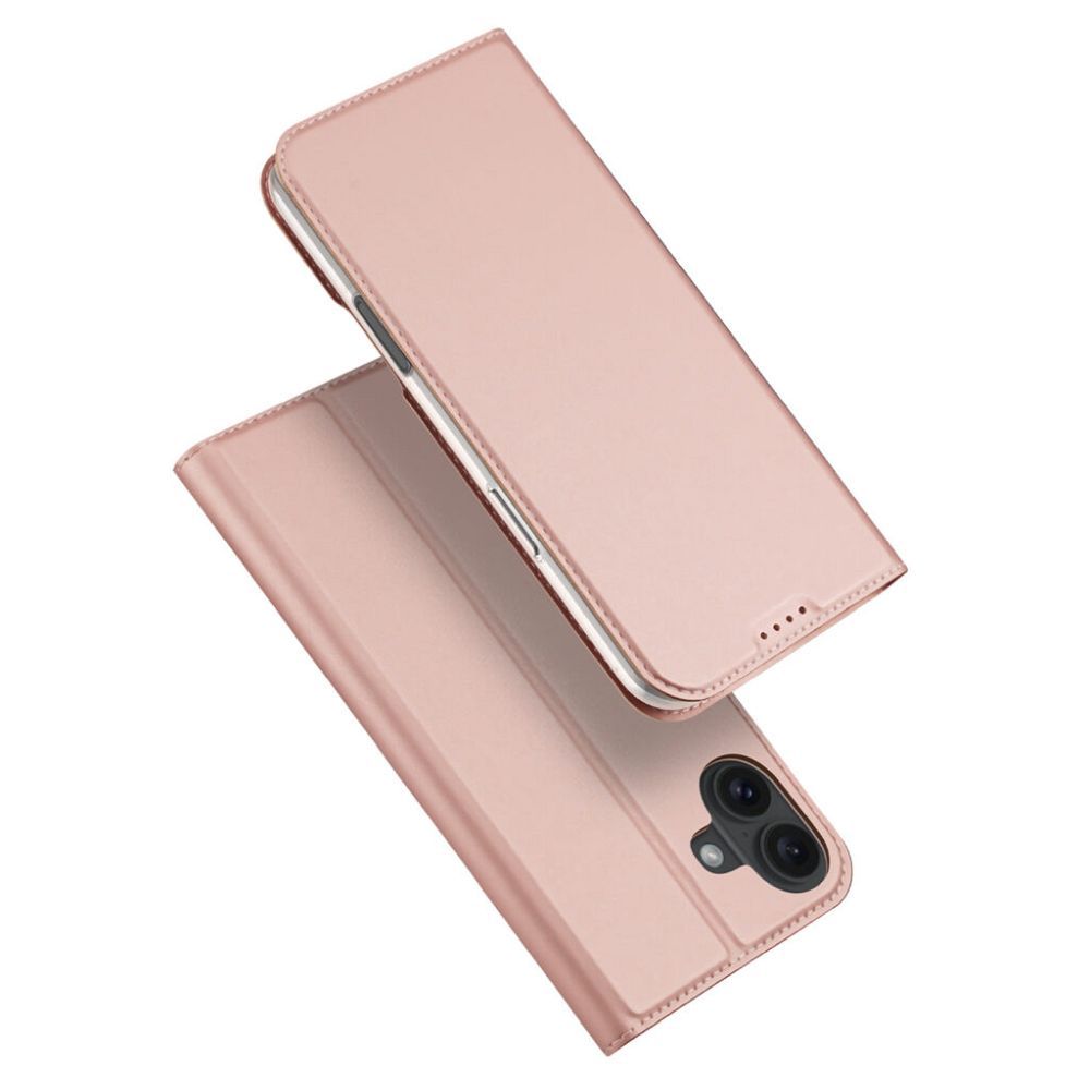 DUX DUCIS bőrtok SKIN PRO az IPHONE 16 Plus-hoz rózsaszín