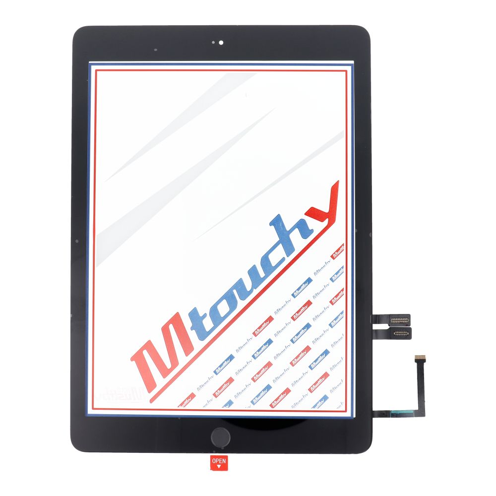 MUSTTBY Érintőképernyő + hátsó matrica + Home az iPAD 6-hoz (fekete)