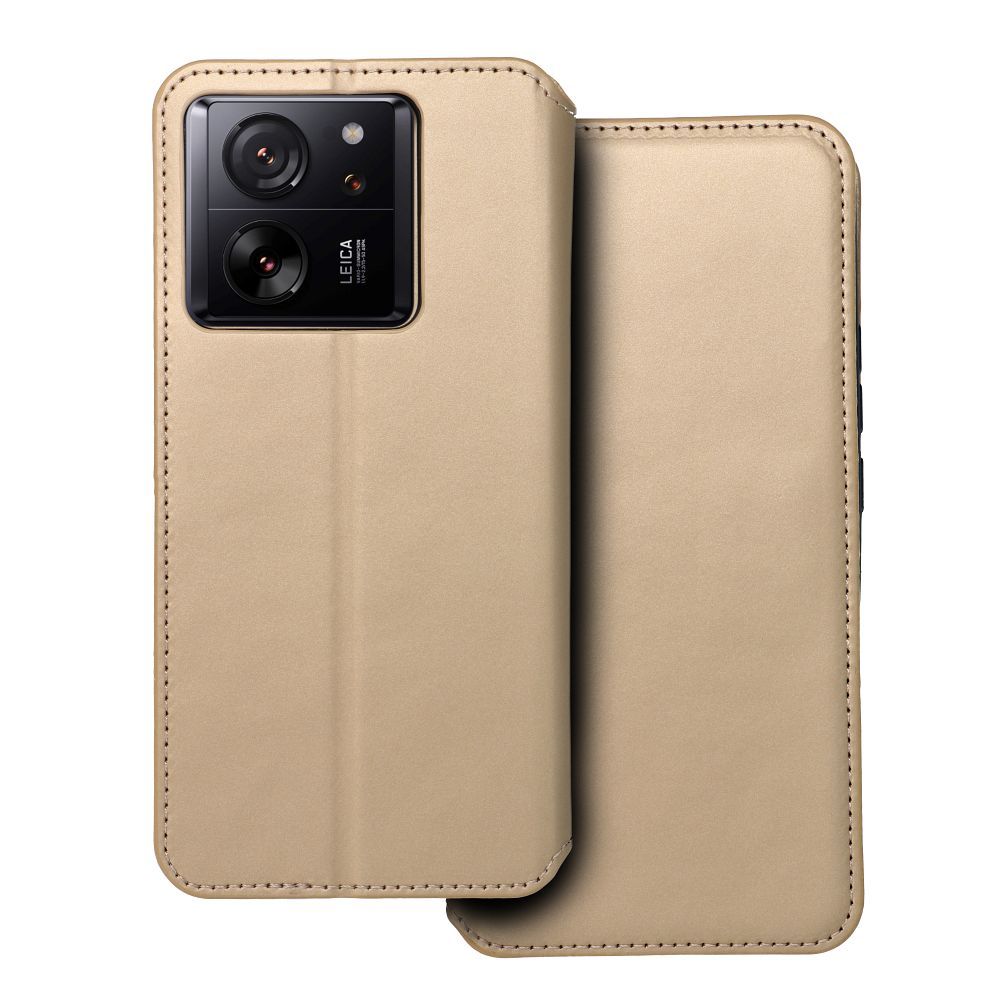 DUAL POCKET könyvtok XIAOMI 13T / 13T Pro arany