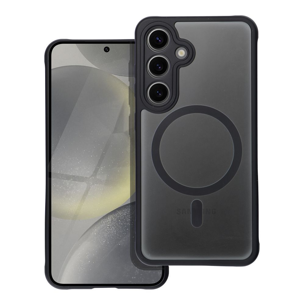 FULL MATTE MAG COVER tok MagSafe kompatibilis SAMSUNG S24-hez fekete