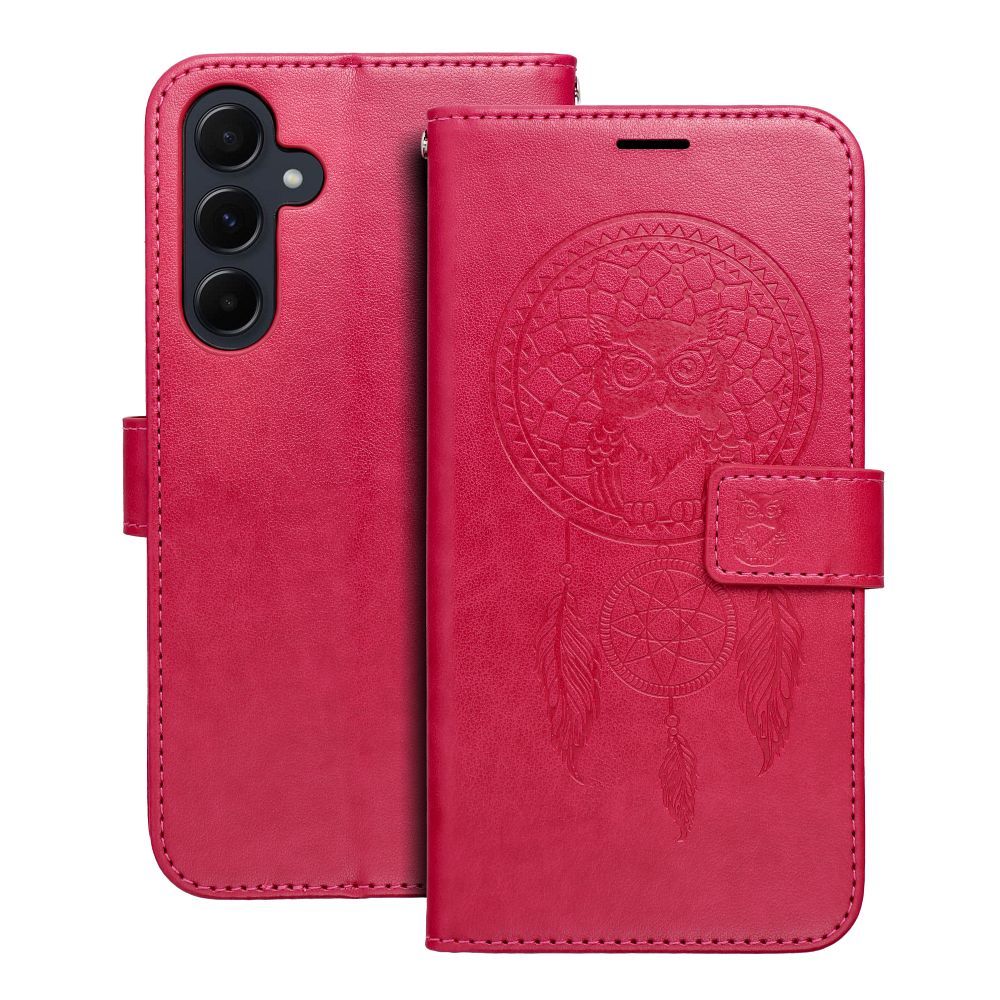 MEZZO könyvtok SAMSUNG A55 5G dreamcatcher magenta
