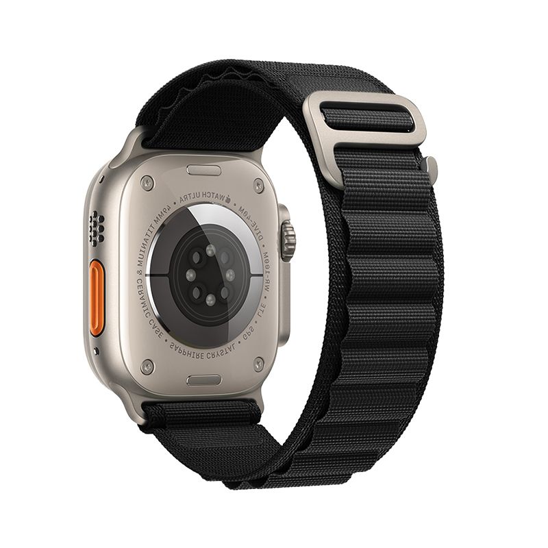 FORCELL F-DESIGN FA13 szíj APPLE Watch 42 / 44 / 45 / 49 mm fekete