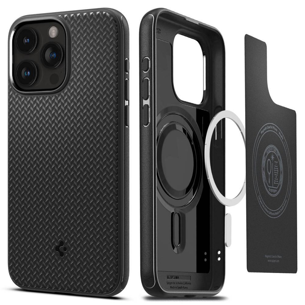 SPIGEN Mag Armor kompatibilis MagSafe IPHONE 15 PRO matt fekete