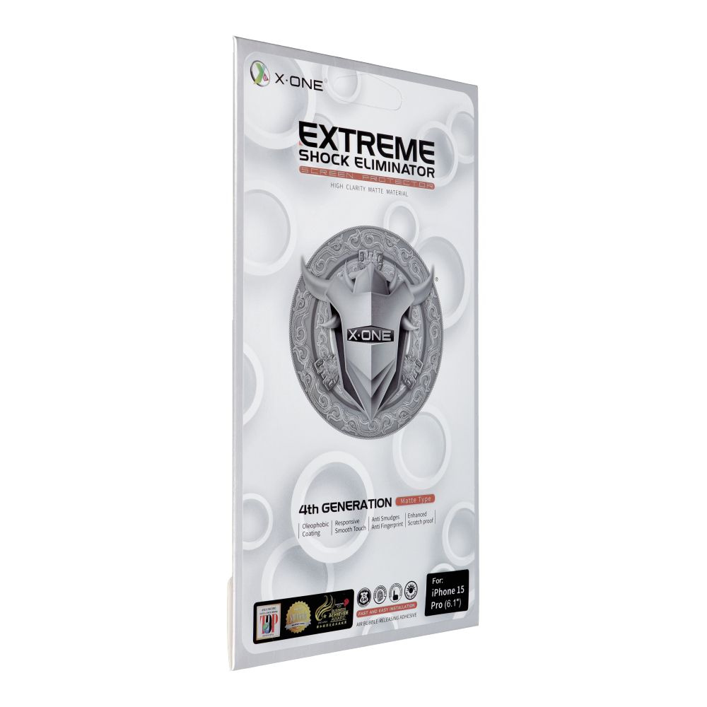 X-ONE Extreme Shock Eliminator 4. generációs (Matt Sorozat) – iPhone 15 Pro