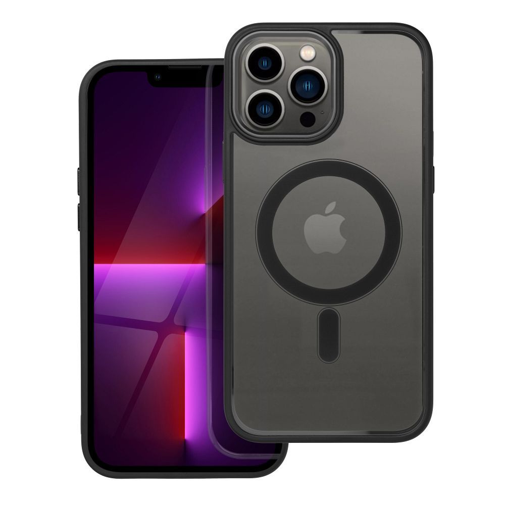 COLOR EDGE MAG COVER tok kompatibilis MagSafe-el IPHONE 13 Pro Max fekete