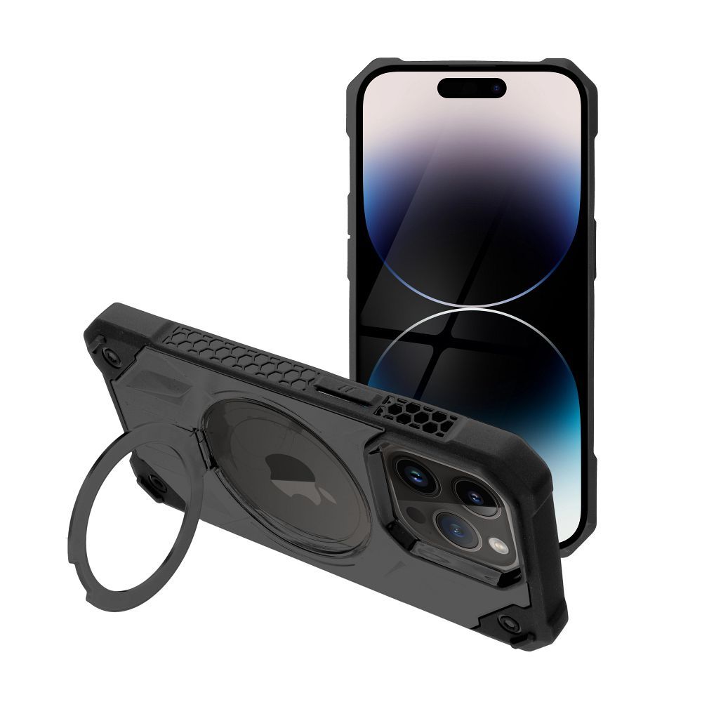 Armor Mag Cover tok MagSafe kompatibilis IPHONE 12 PRO-hoz fekete