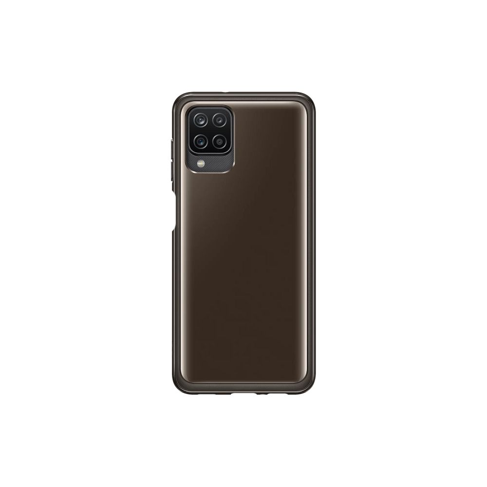 Eredeti Soft Clear Cover EF-QA125TBEGEU Samsung Galaxy A12 Fekete