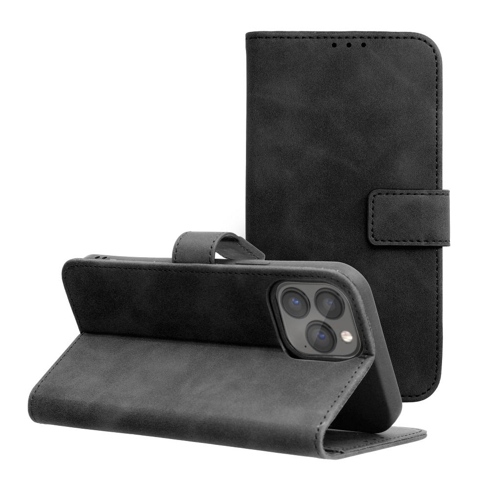 TENDER könyvtok IPHONE 13 PRO MAX-hoz fekete