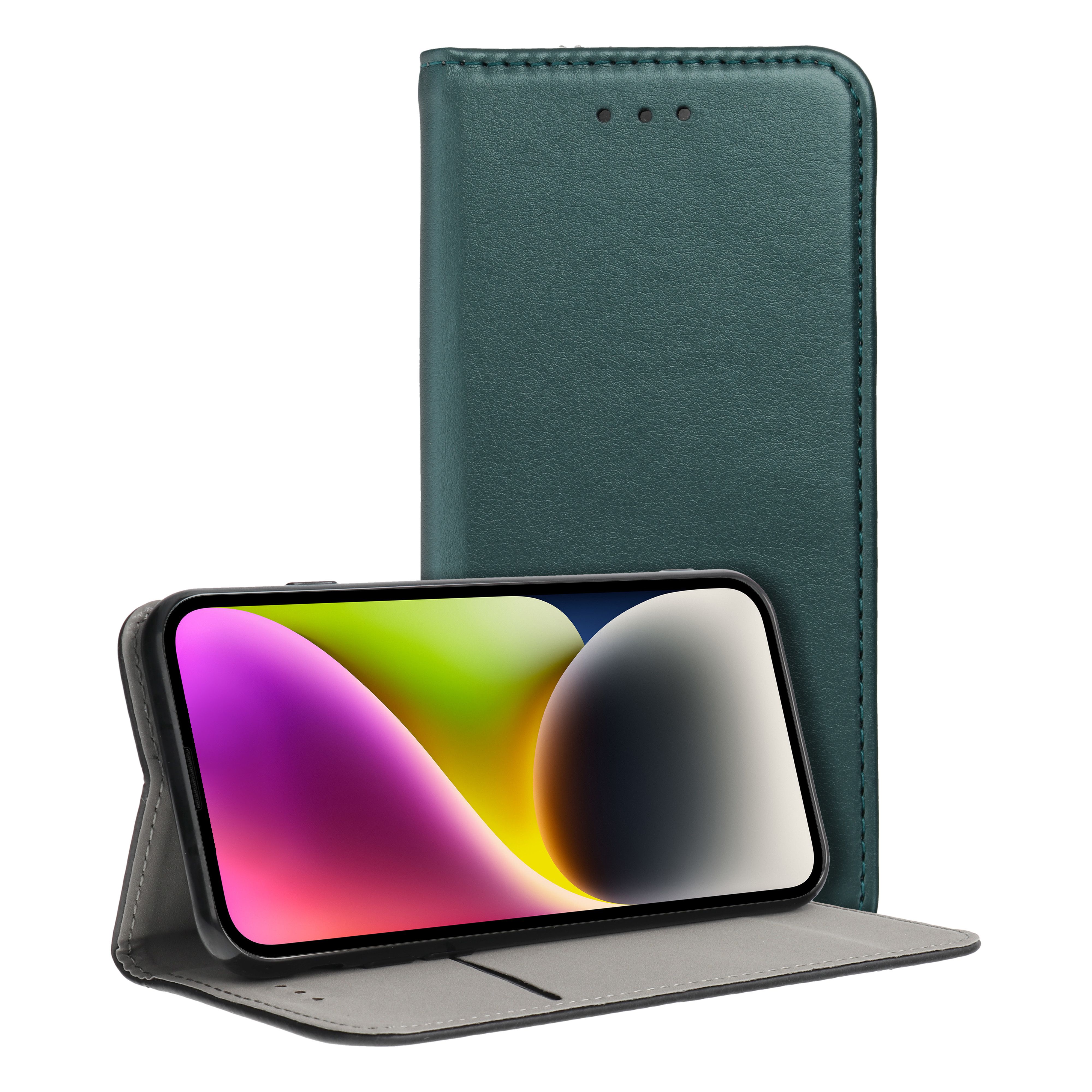 SMART MAGNETO könyvtok SAMSUNG M35 5G sötétzöld