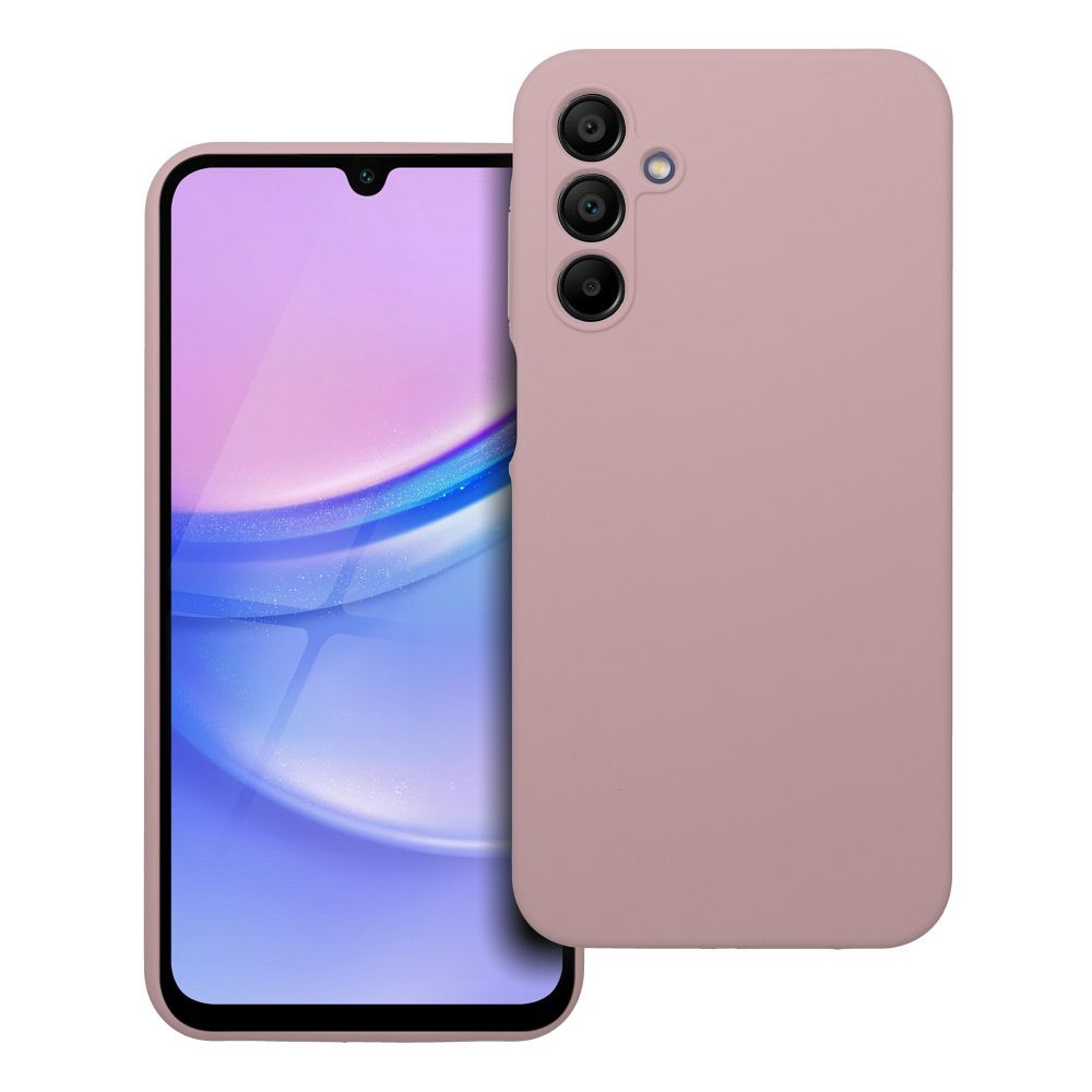SILIKON 2mm tok SAMSUNG A15 5G / A15 4G homok rózsaszín