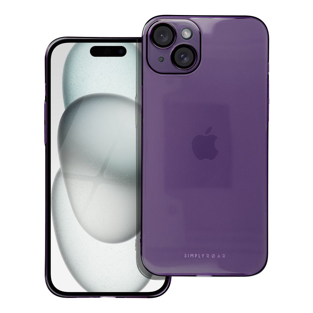 Roar Pure Simple Fit Case – iPhone 15 Plus lila