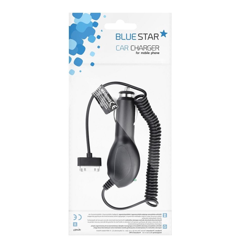 Car Charger for iPhone 3G/4G Blue Star