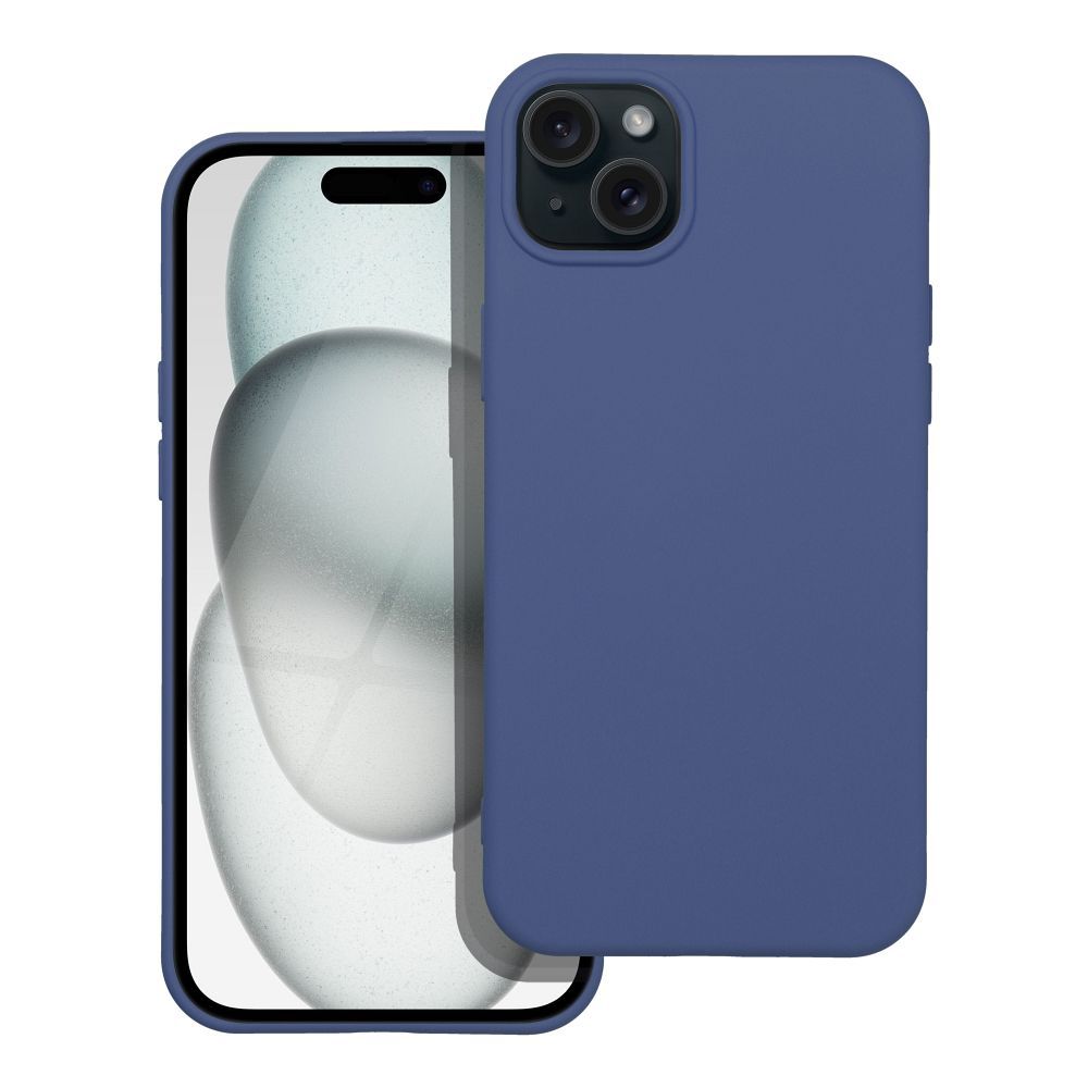SILIKON tok IPHONE 15 Plus kék