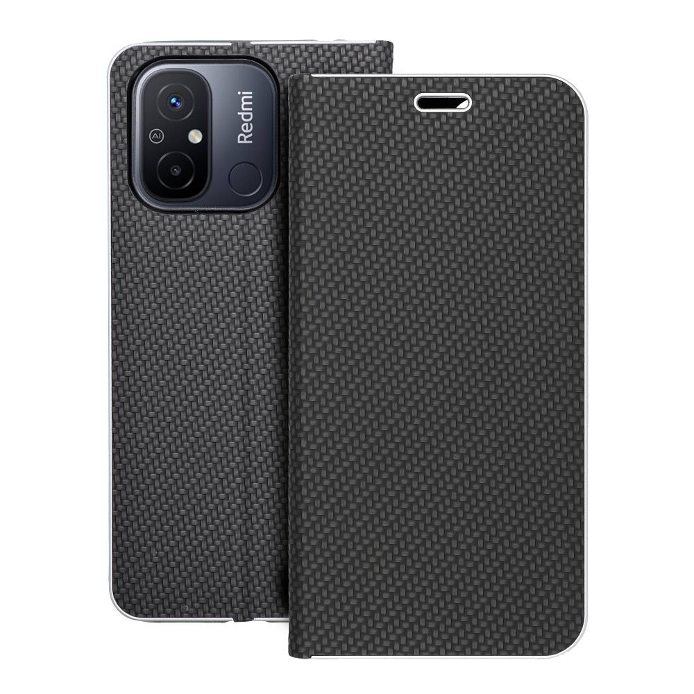LUNA Book Carbon for Xiaomi Redmi 12C fekete