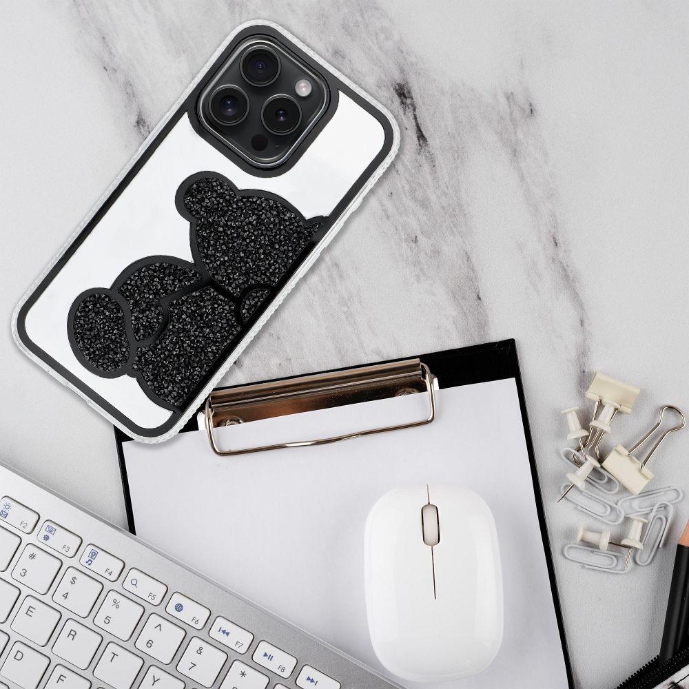 Futerał TEDDY BEAR do IPHONE 13 PRO czarny