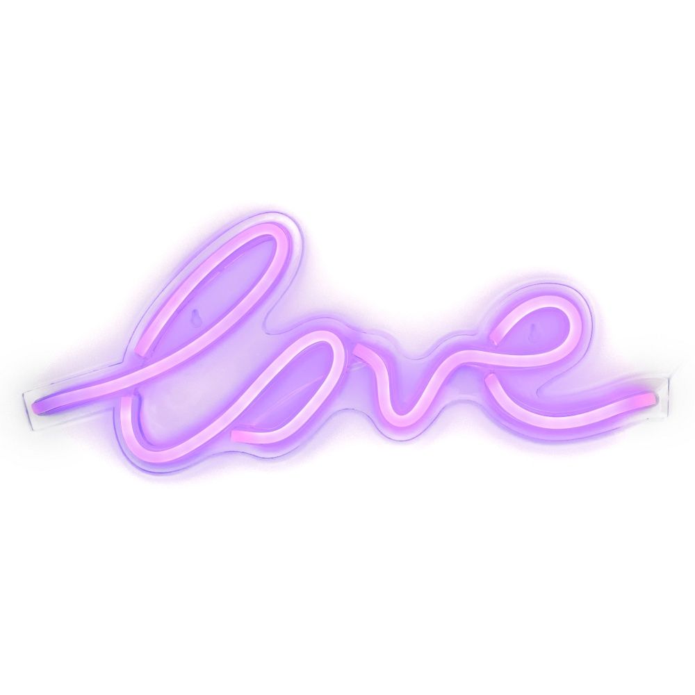 Neon LED USB-n – LOVE modell