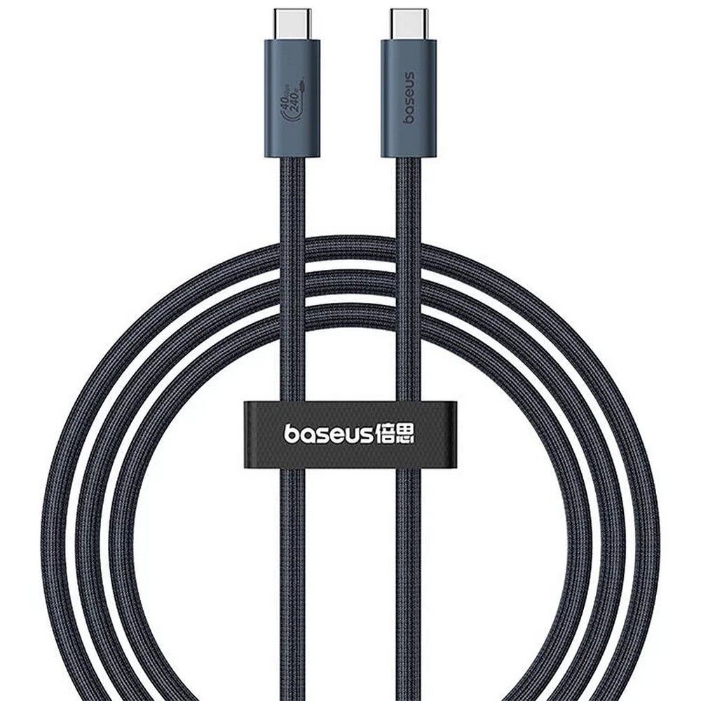 BASEUS Type C – Type C PD3.1 240W 8K 60Hz kábel CB000068 1 m fekete