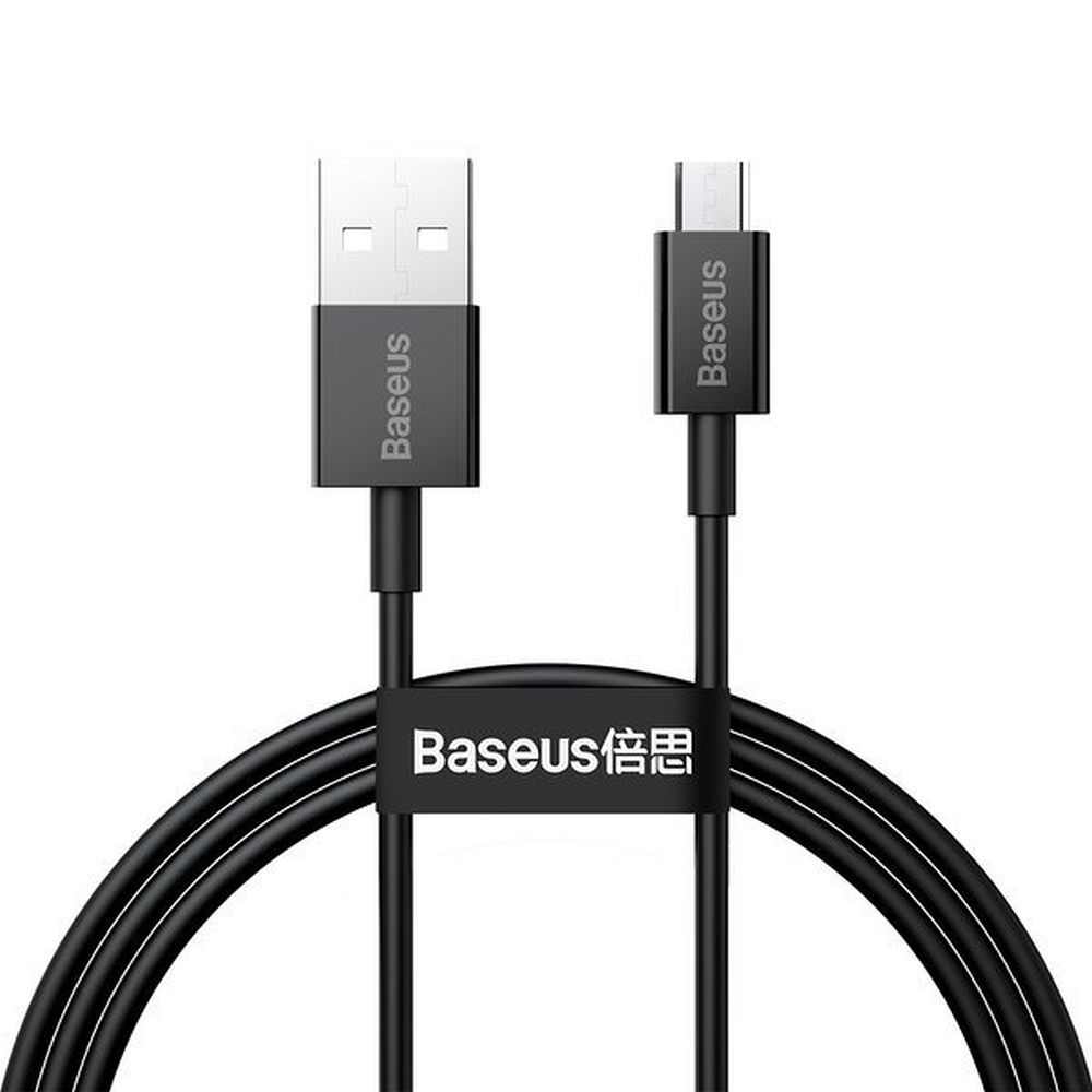 BASEUS kábel USB A – Micro USB 2A Superior CAMYS-A01 2 m fekete