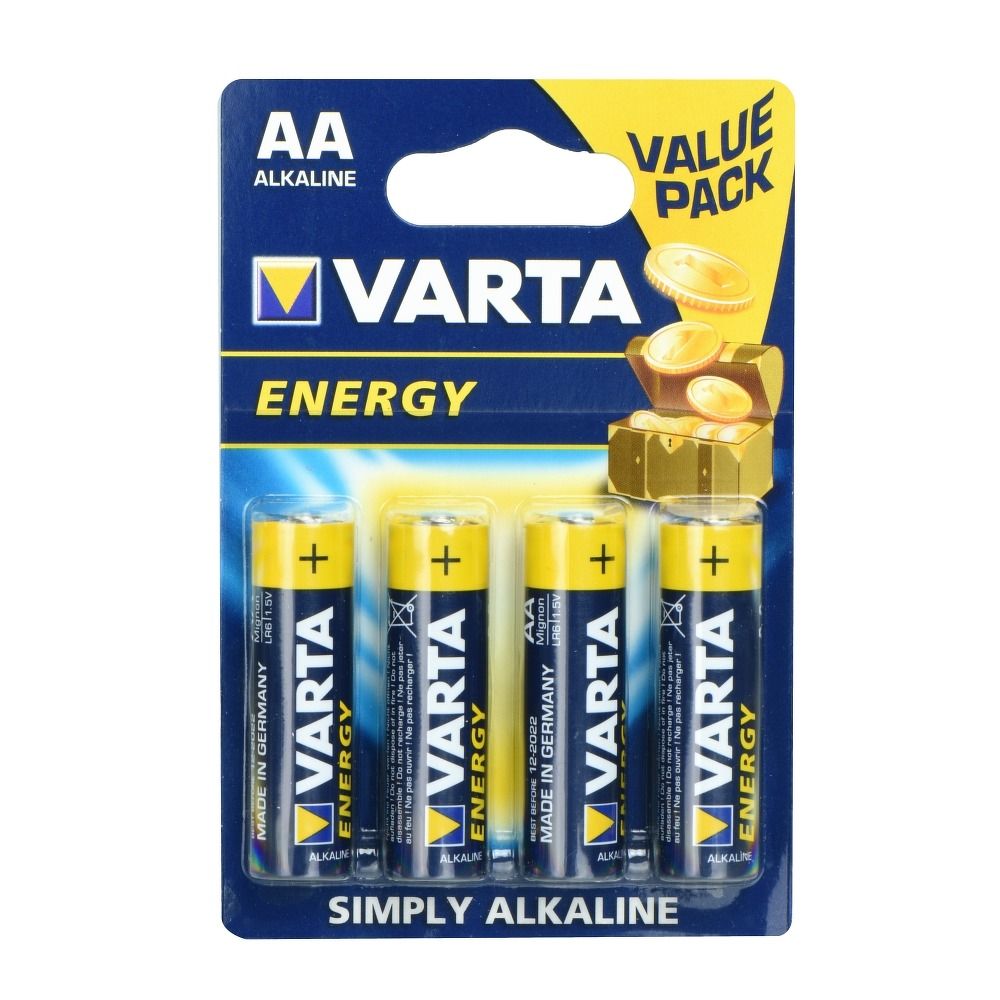 Alkáli elemek Varta R6 (AA) 4 db Energia